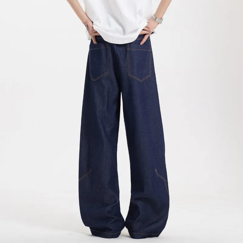 RAP PANDA Jeans Unisex Denim Blue-1