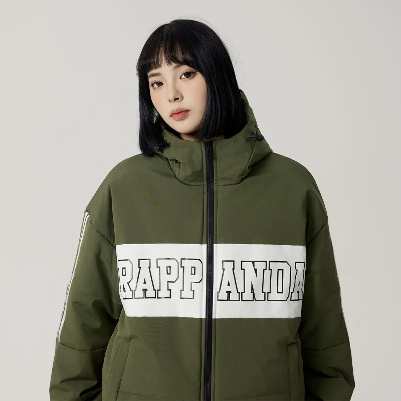 RAP PANDA Puffer Jackets Unisex-16