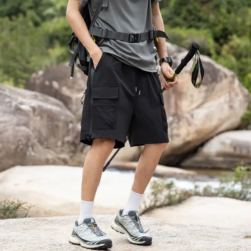 RAP PANDA Cargo Shorts Men-1