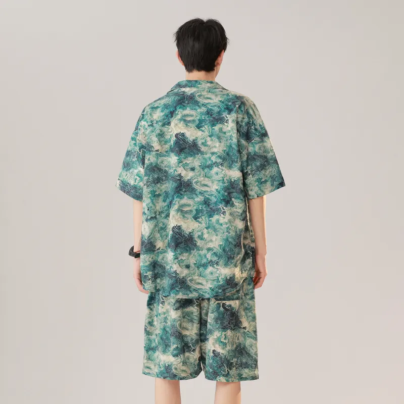 Couple Exclusive Shirt Matching Set Active Summer Essentials Unisex Sri Lanka Green Accord-12