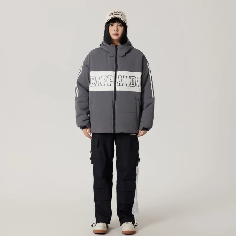 RAP PANDA Puffer Jackets Unisex-20