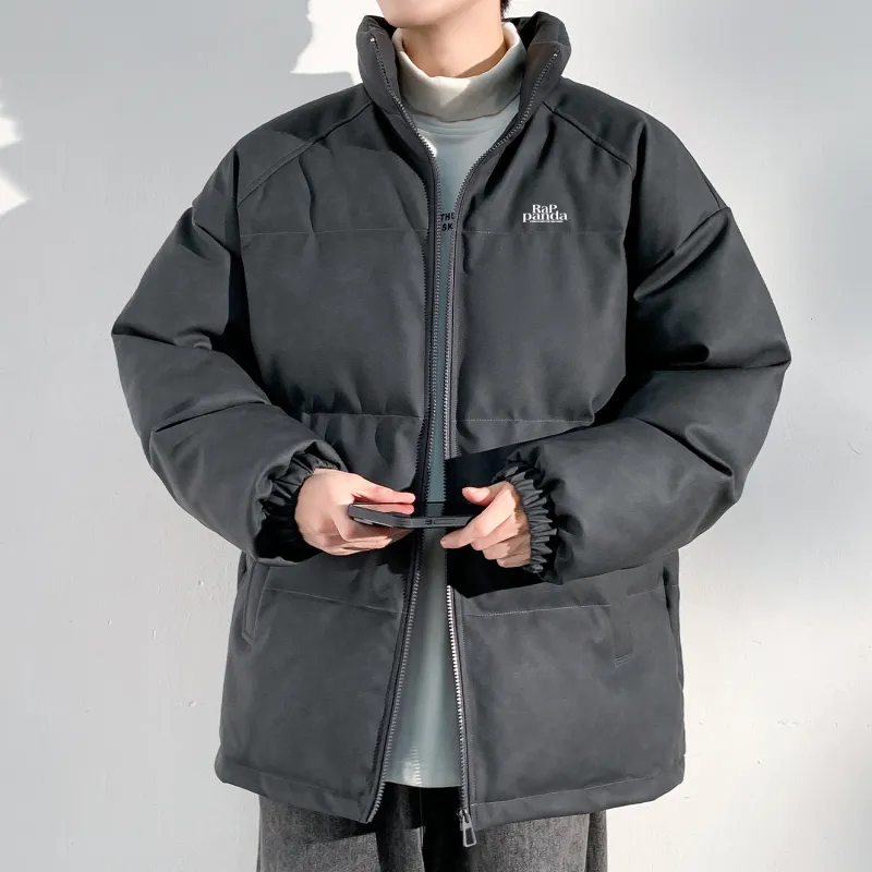 RAP PANDA Puffer Jackets Unisex-9