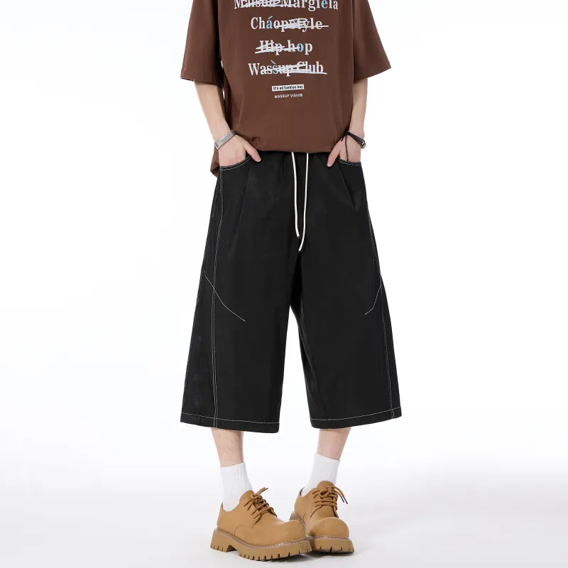 RAP PANDA Denim Shorts Unisex-4