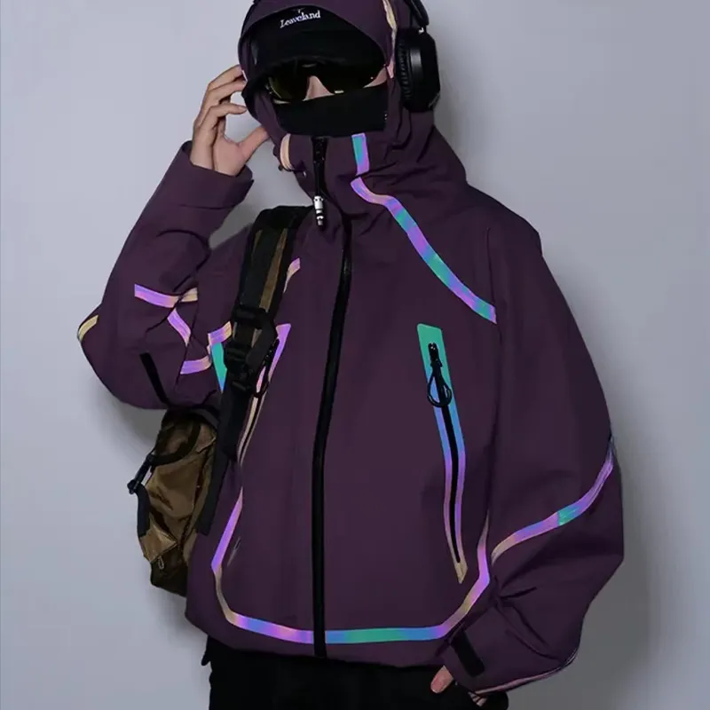 RAP PANDA Hiking Outdoor Adventure Windbreaker Jacket Unisex-3