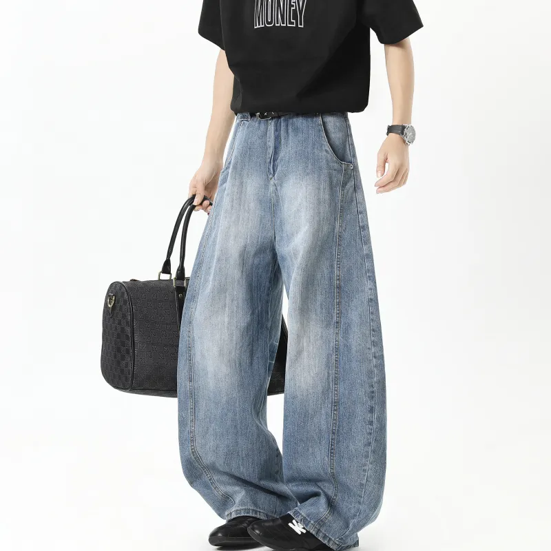 RAP PANDA Jeans Unisex Blue-4