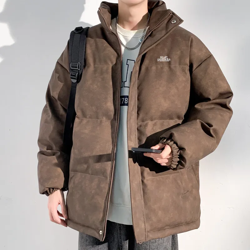 RAP PANDA Puffer Jackets Unisex-14