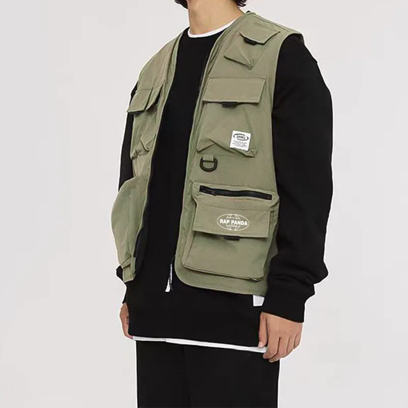 RAP PANDA Vests Unisex-4
