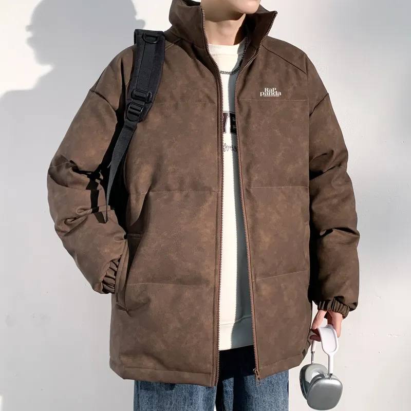 RAP PANDA Puffer Jackets Unisex-16