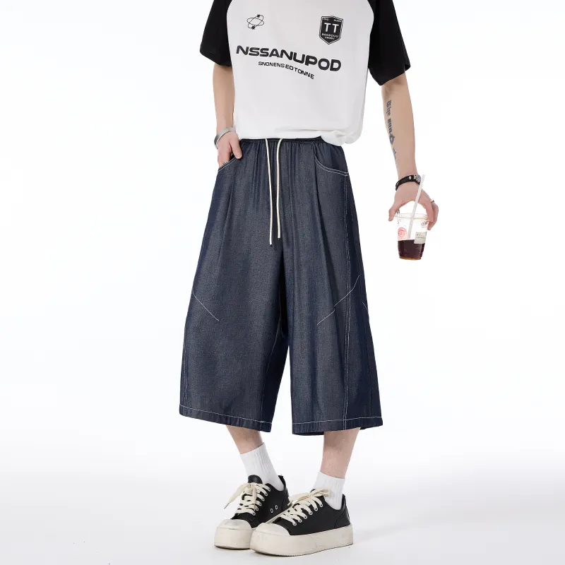 RAP PANDA Denim Shorts Unisex-8