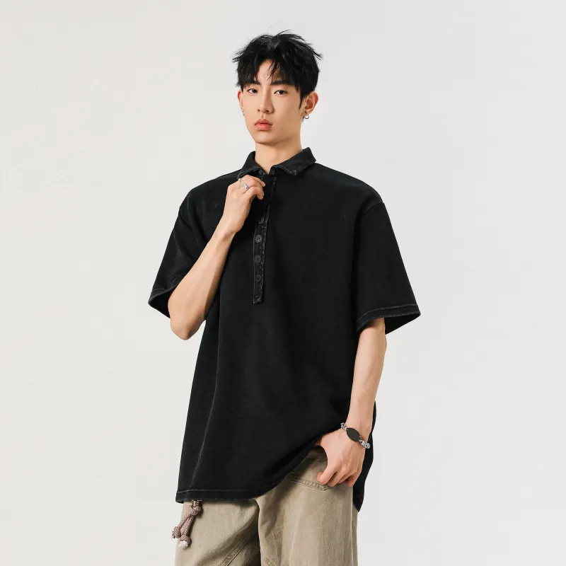 RAP PANDA Polo Shirt Unisex Black-6