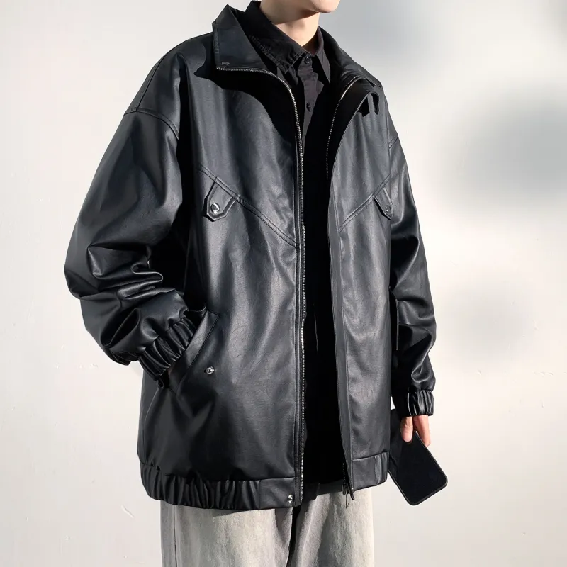 RAP PANDA Leather Jacket Unisex-19