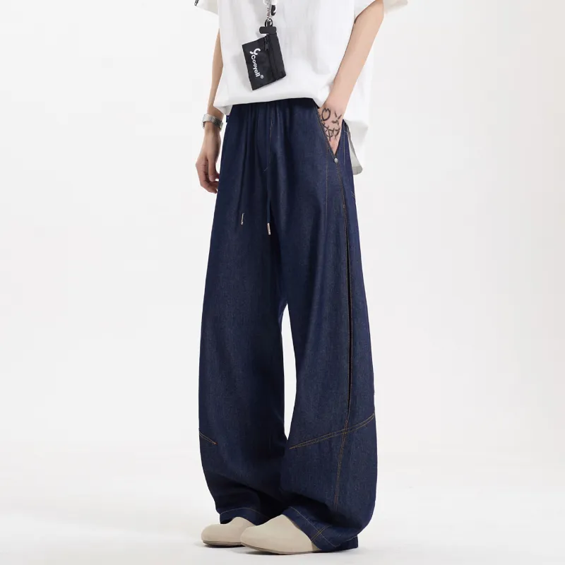 RAP PANDA Jeans Unisex Denim Blue-3