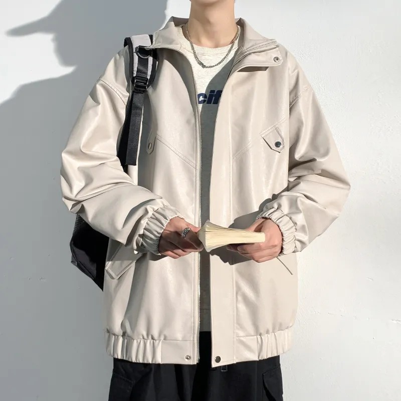 RAP PANDA Leather Jacket Unisex-4