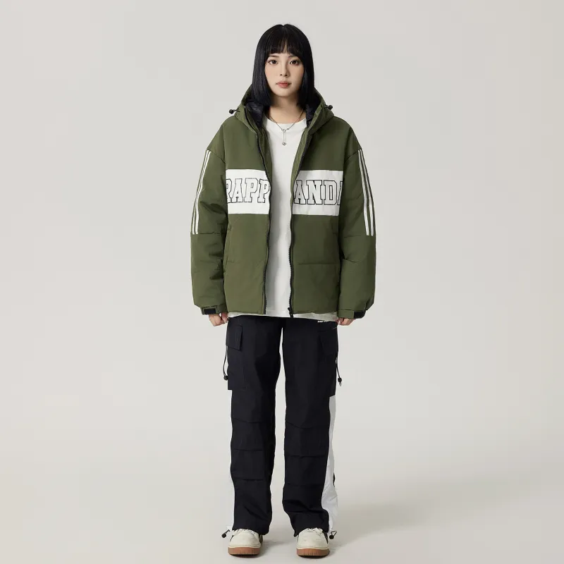RAP PANDA Puffer Jackets Unisex-14
