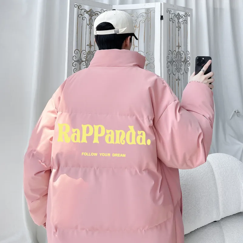 RAP PANDA Puffer Jackets Unisex-56