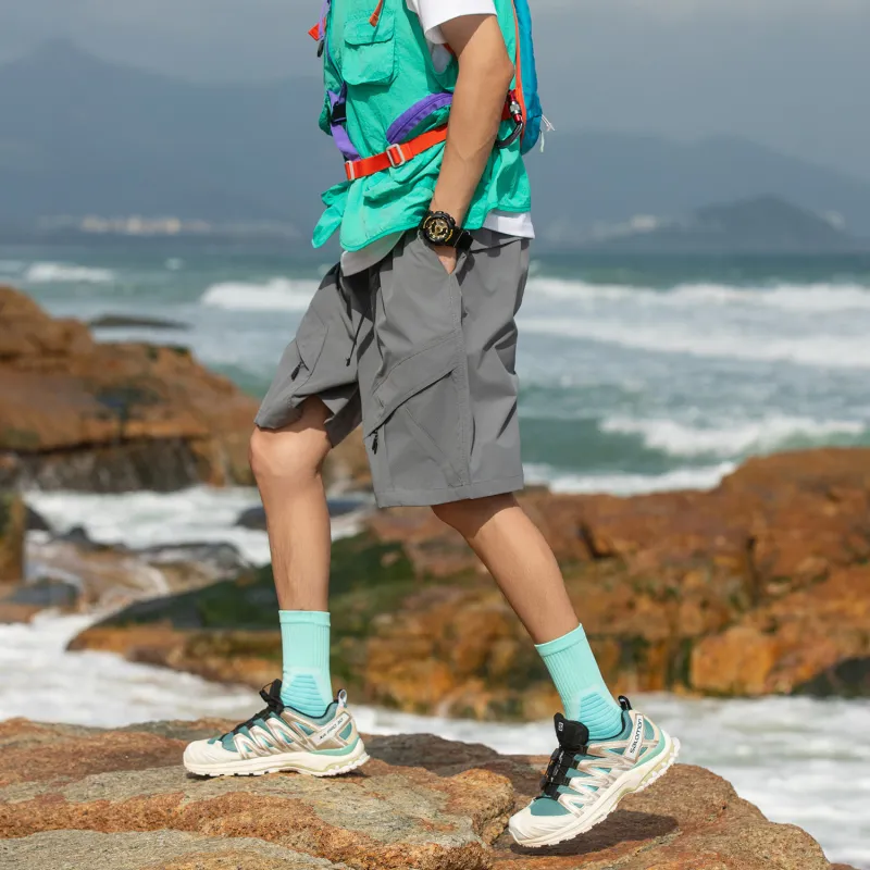 RAP PANDA Cargo Shorts Men-13