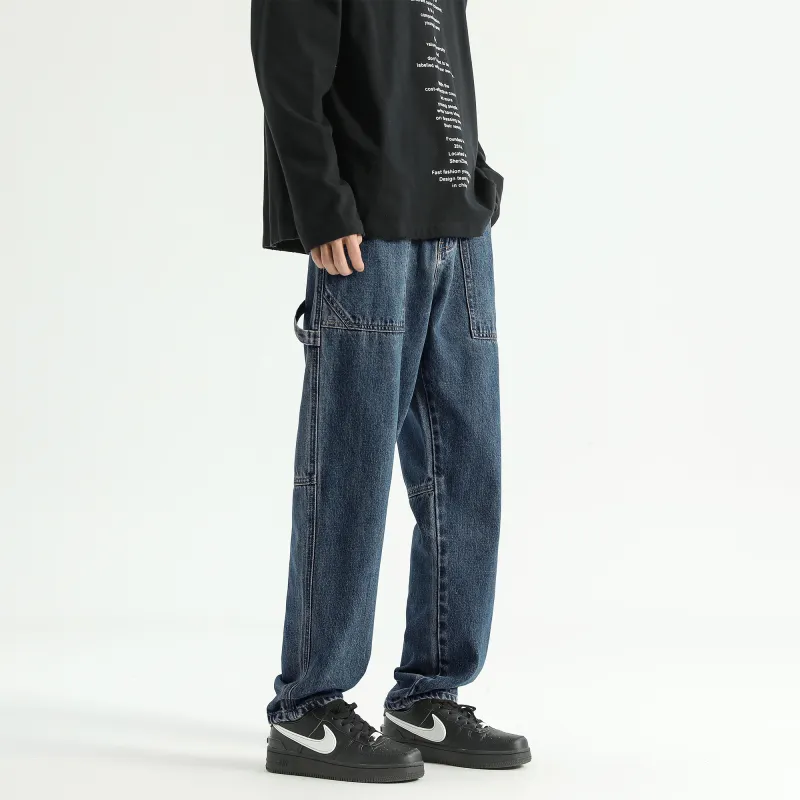 RAP PANDA Jeans Unisex Nostalgic Blue-5