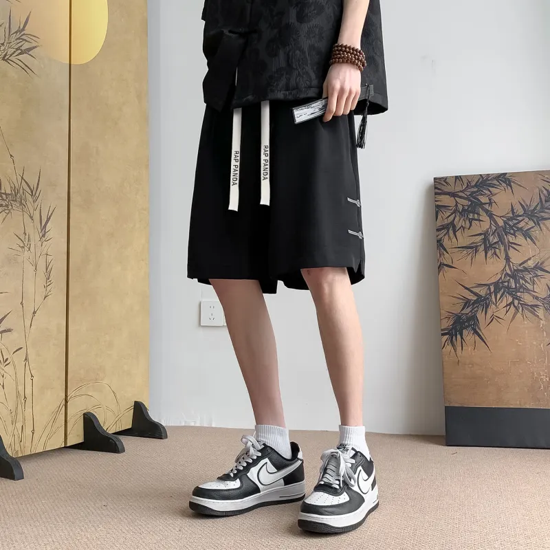 RAP PANDA Casual Shorts Men-4