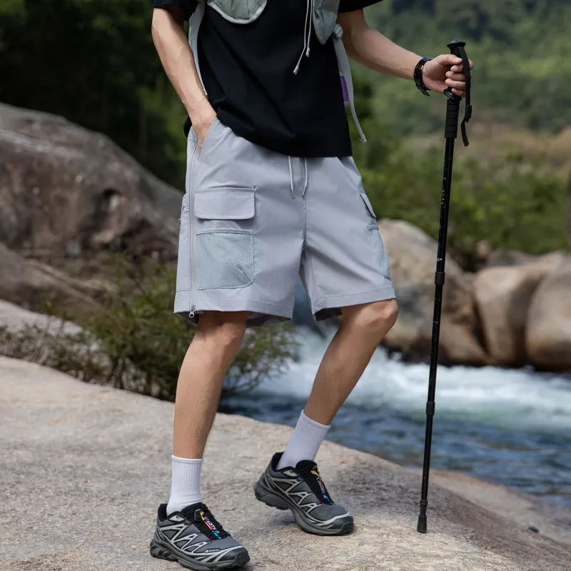 RAP PANDA Cargo Shorts Men-21