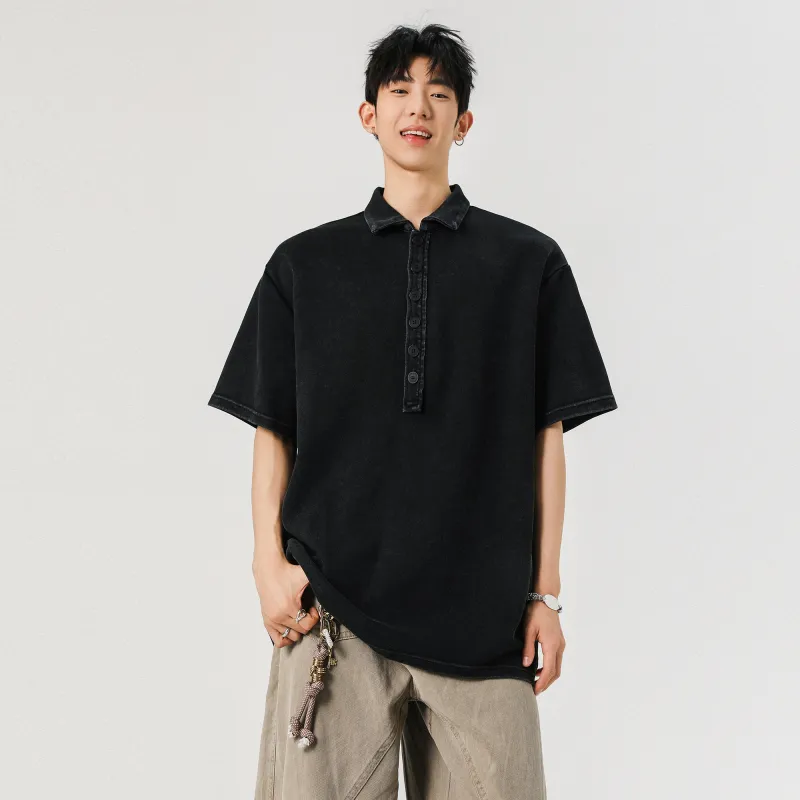 RAP PANDA Polo Shirt Unisex Black-3