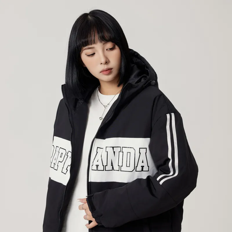 RAP PANDA Puffer Jackets Unisex-2