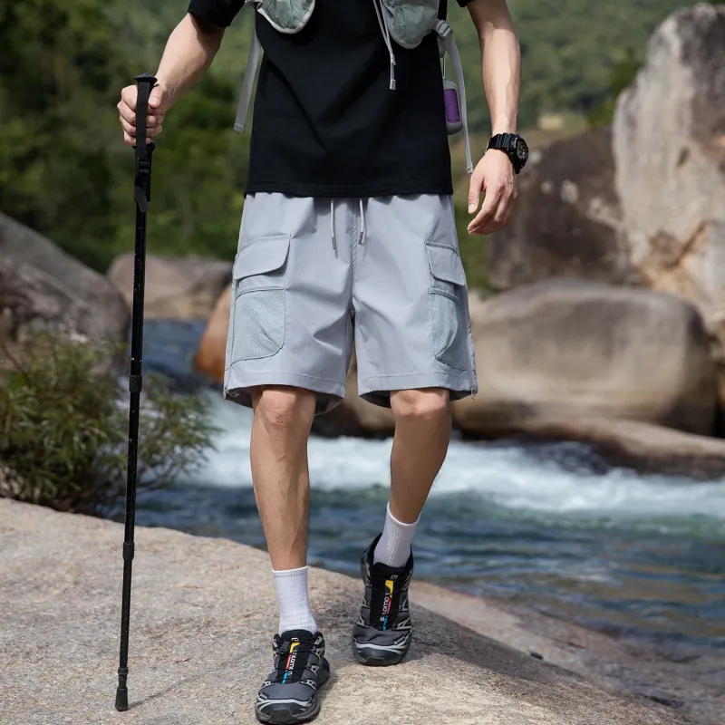 RAP PANDA Cargo Shorts Men-20