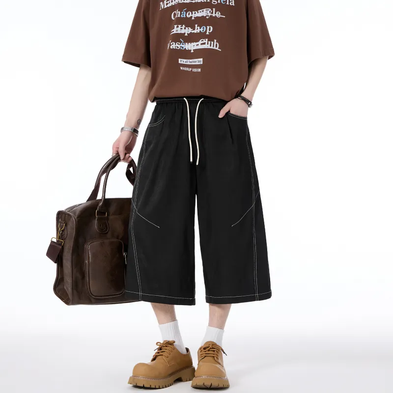RAP PANDA Denim Shorts Unisex-1