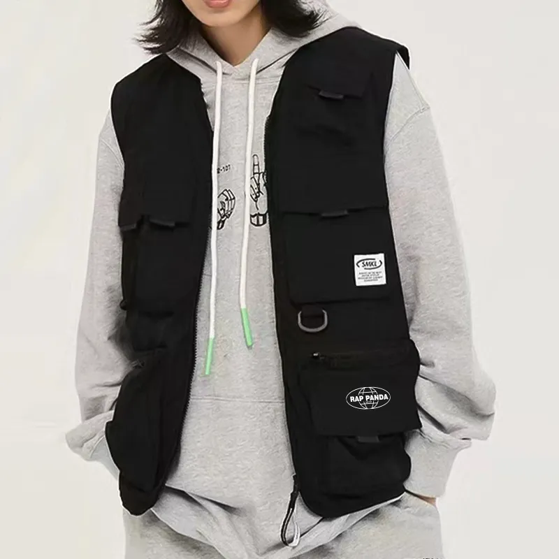 RAP PANDA Vests Unisex-7