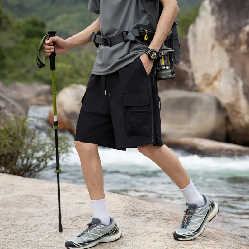 RAP PANDA Cargo Shorts Men-4