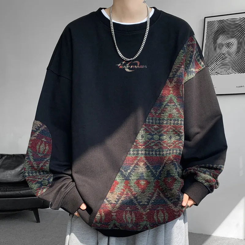 RAP PANDA Sweatshirt Unisex Black-12