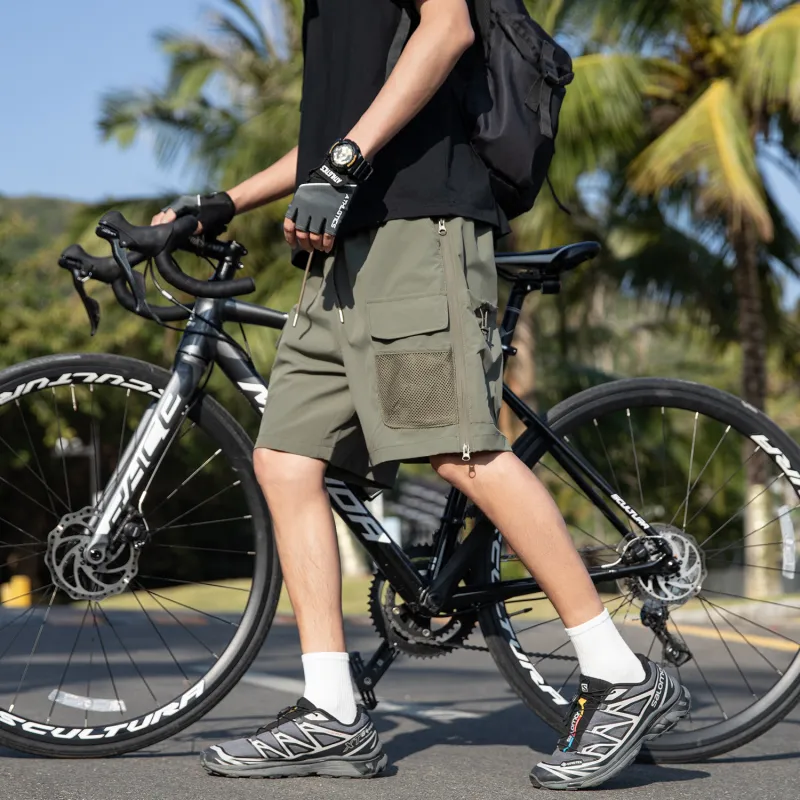 RAP PANDA Cargo Shorts Men-14