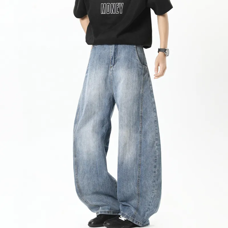 RAP PANDA Jeans Unisex Blue-3
