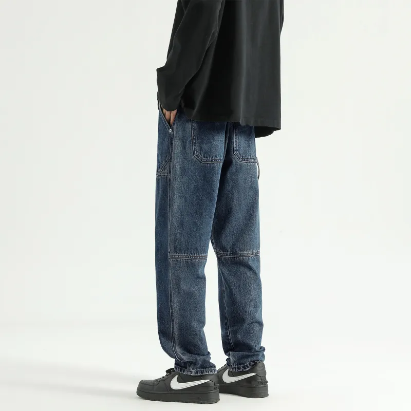 RAP PANDA Jeans Unisex Nostalgic Blue-1