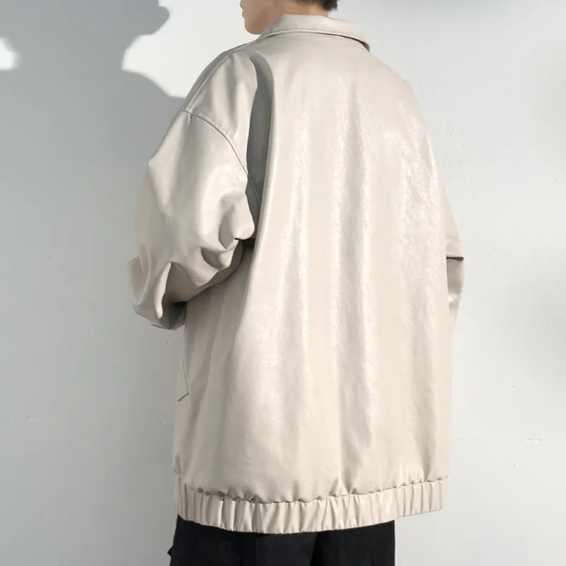 RAP PANDA Leather Jacket Unisex-6
