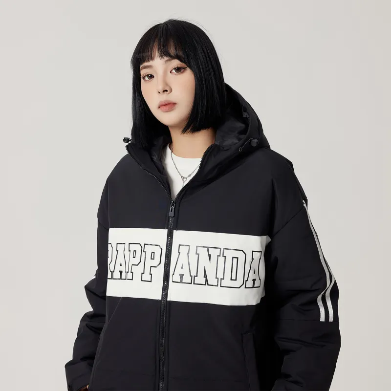 RAP PANDA Puffer Jackets Unisex-4