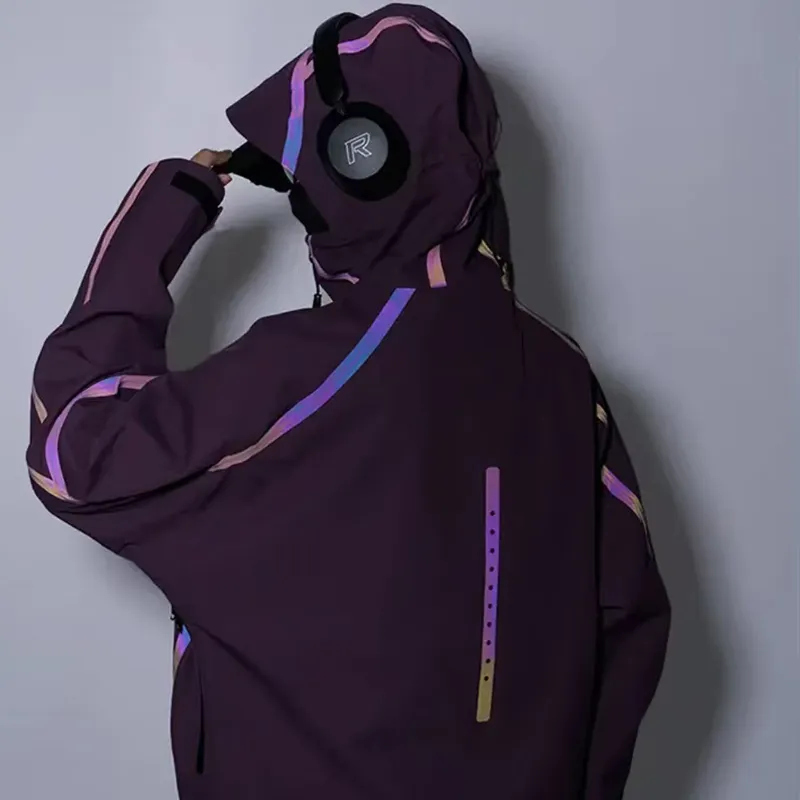 RAP PANDA Hiking Outdoor Adventure Windbreaker Jacket Unisex-8