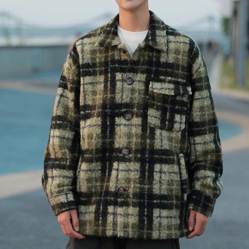 RAP PANDA Jacket Unisex Dark Army Green-7