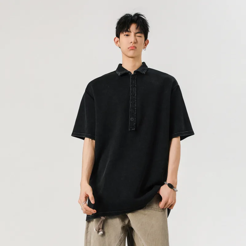 RAP PANDA Polo Shirt Unisex Black-4