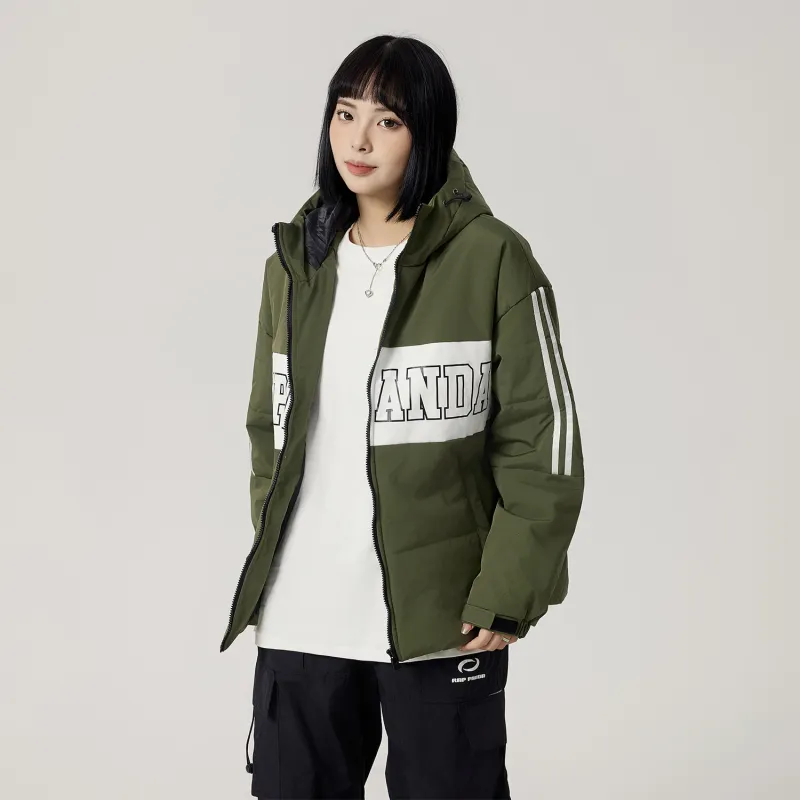 RAP PANDA Puffer Jackets Unisex-15