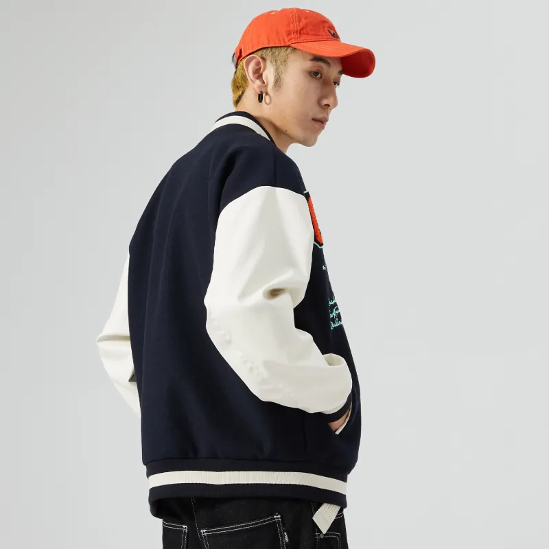 RAP PANDA Baseball Jacket Unisex Black-13