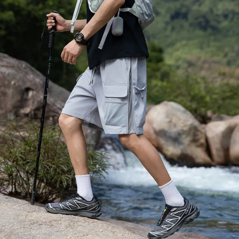 RAP PANDA Cargo Shorts Men-23