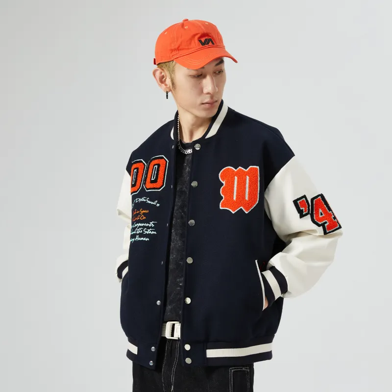 RAP PANDA Baseball Jacket Unisex Black-11