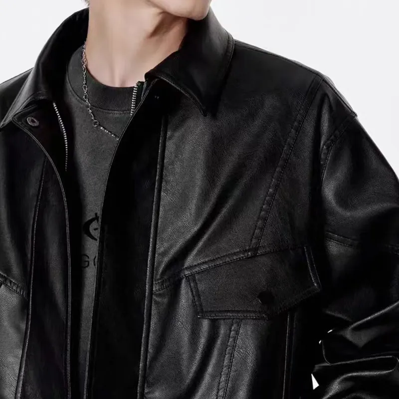 RAP PANDA Leather Jacket Unisex-3