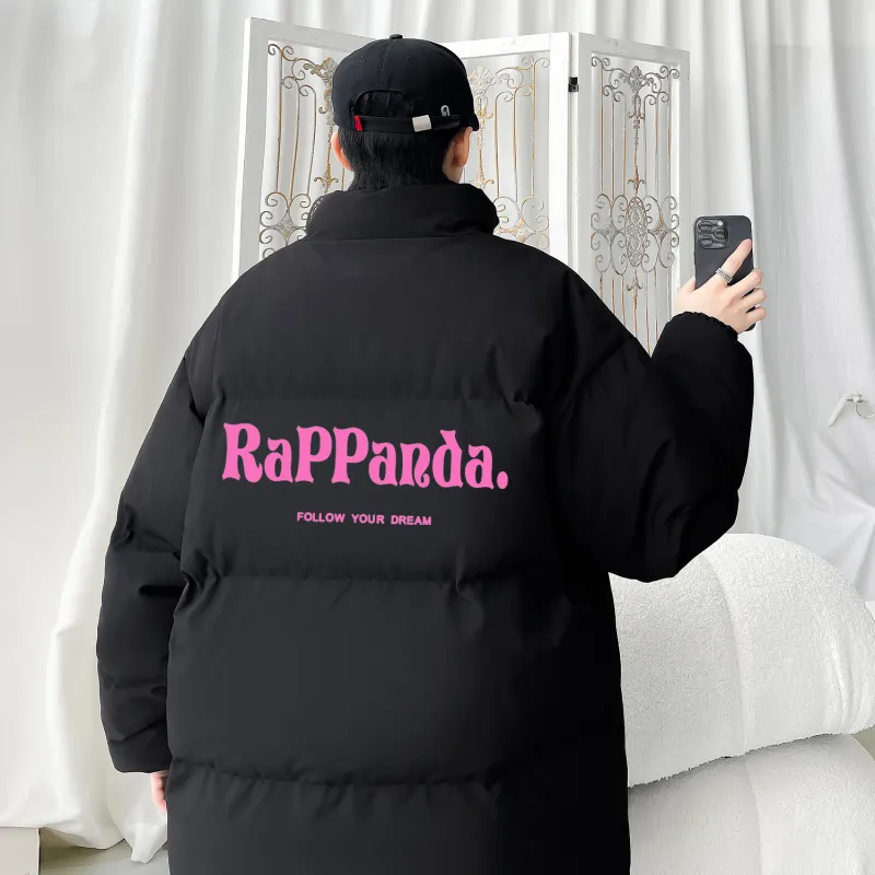 RAP PANDA Puffer Jackets Unisex-5