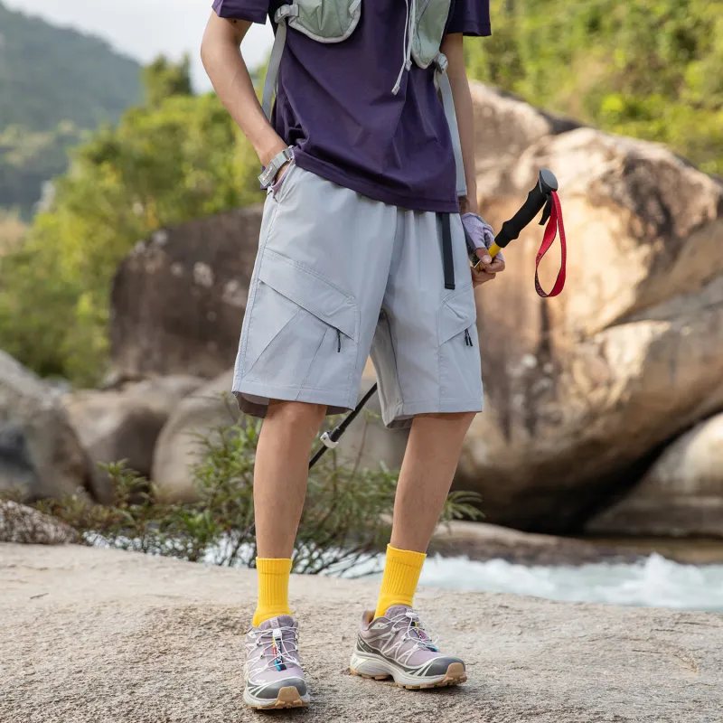RAP PANDA Cargo Shorts Men-11