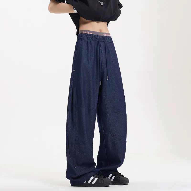 RAP PANDA Jeans Unisex Denim Blue-6