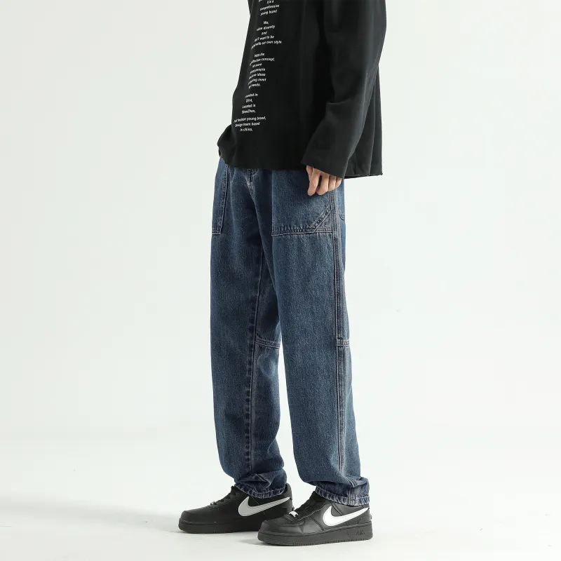 RAP PANDA Jeans Unisex Nostalgic Blue-3
