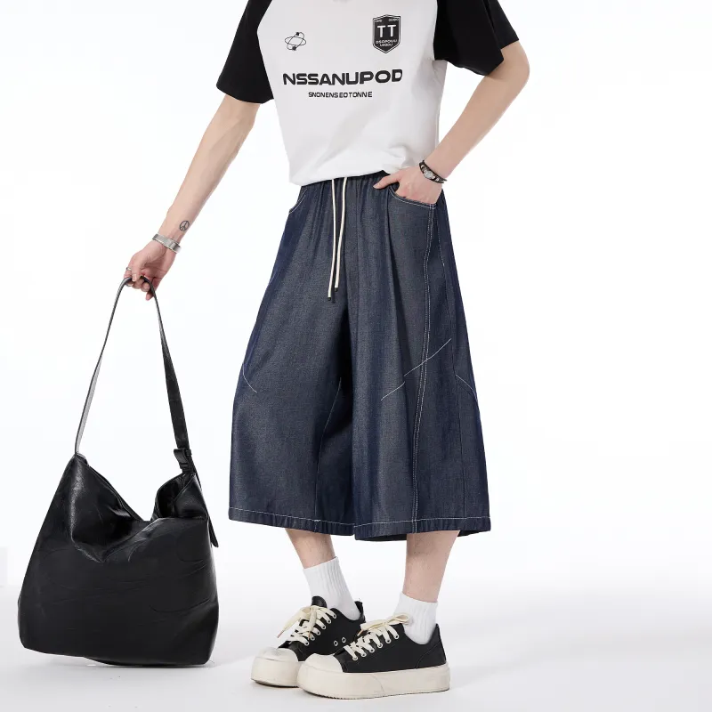 RAP PANDA Denim Shorts Unisex-9