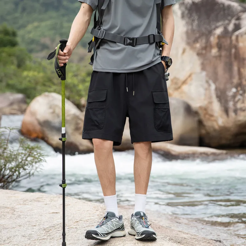 RAP PANDA Cargo Shorts Men-3