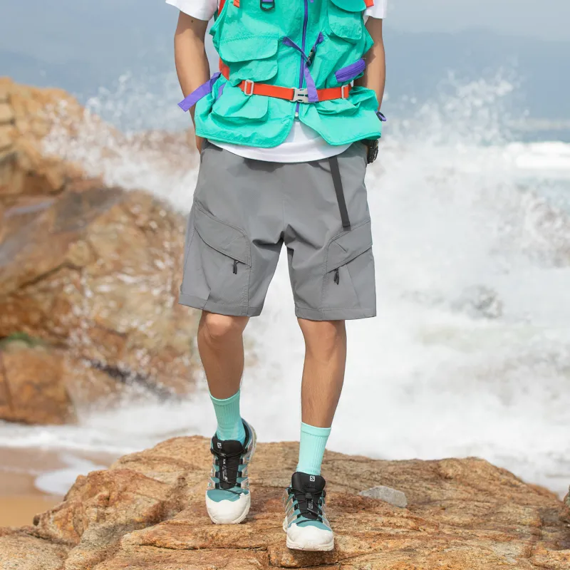 RAP PANDA Cargo Shorts Men-15